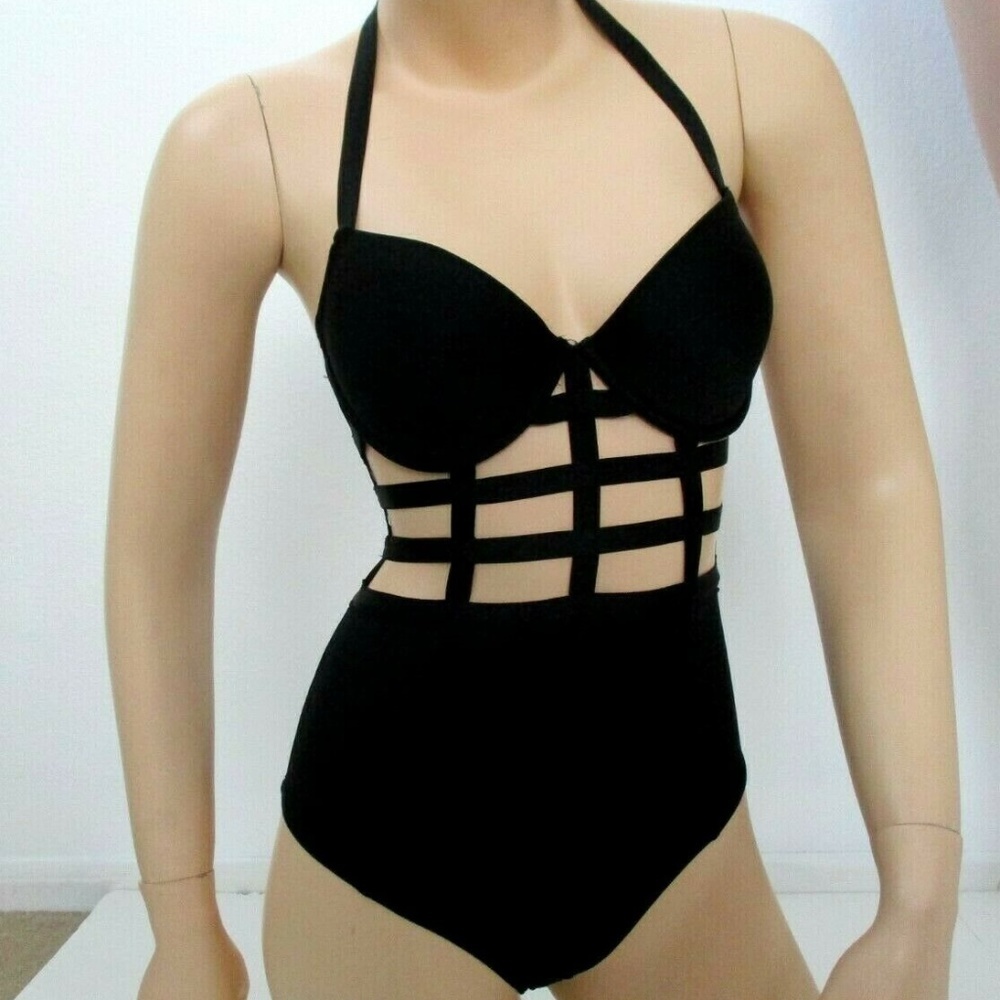 NEW Cage Rage Halter Frederick's of Hollywood NWT - Picture 3 of 9